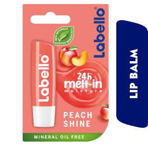 Labello Moisturizing Lip Balm - Peach Shine 4.8 Gm