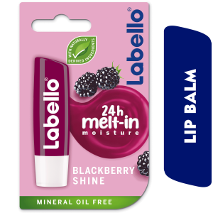 Labello Moisturizing Lip Balm - Blackberry Shine 4.8 Gm