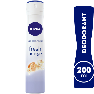 Nivea Fresh Orange Antiperspirant Spray 200Ml