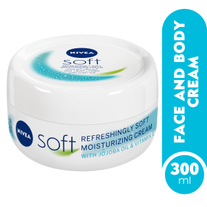 Nivea Soft Refreshing Moisturizing Cream Jar 300Ml
