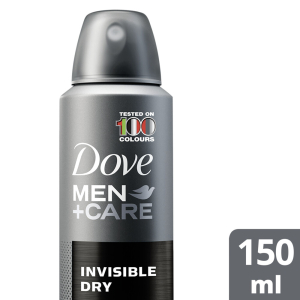 Dove Men+Care Invisible Dry Antiperspirant Spray 150Ml